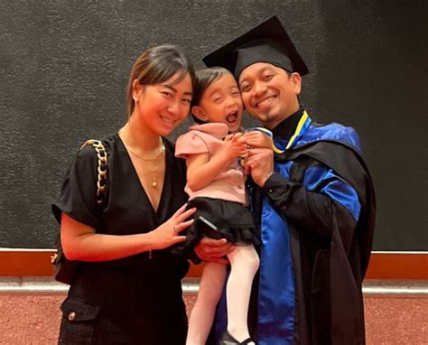 Jhong Hilario earns Master's Degree with highest merits.